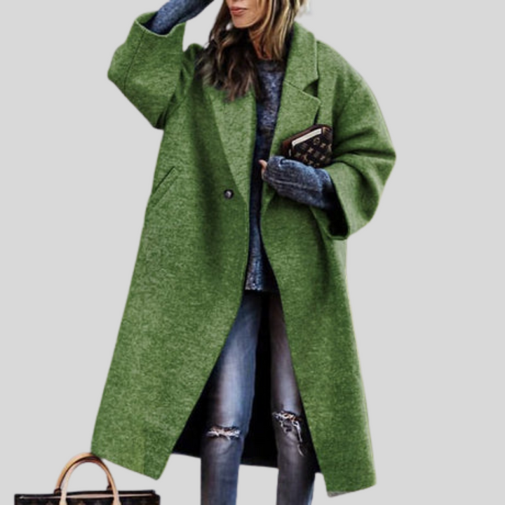 Women’s Long Winter Coat – Karlina Warm Layering Piece