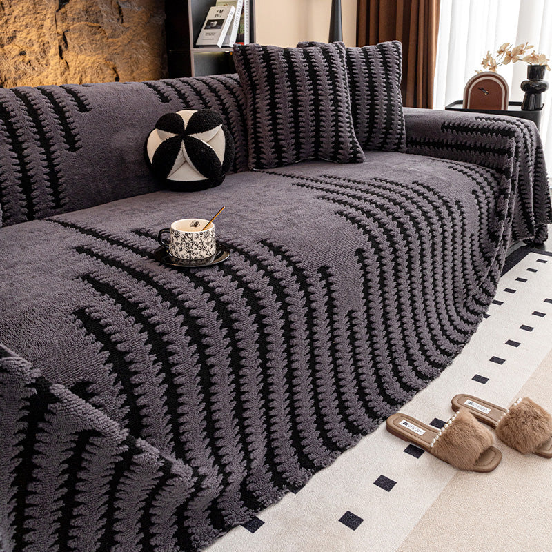 Soft Stretch Sofa Cover with Non-Slip Surface