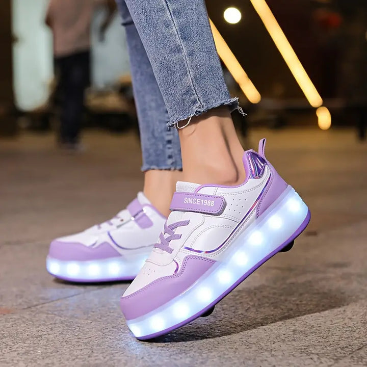 Roll in Style with Velo – Sneakers with Wheels and Light-Up Soles