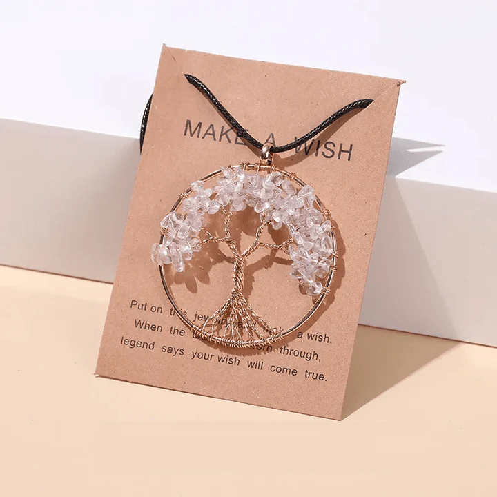 Seven Chakra Tree of Life Necklace