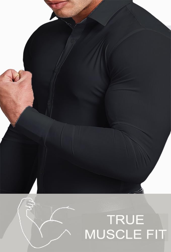 Men's Slim-Fit Shirt for Spring 2026 – Crease-Resistant – David