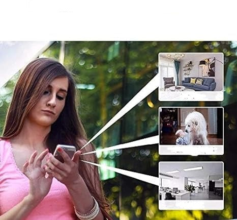 Wireless 1080p Mini Wi-Fi Security Camera, Rechargeable