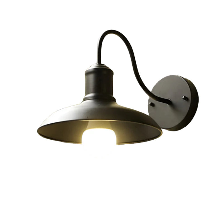 Vintage Industrial Iron Outdoor Wall Lamp LED 1 Light