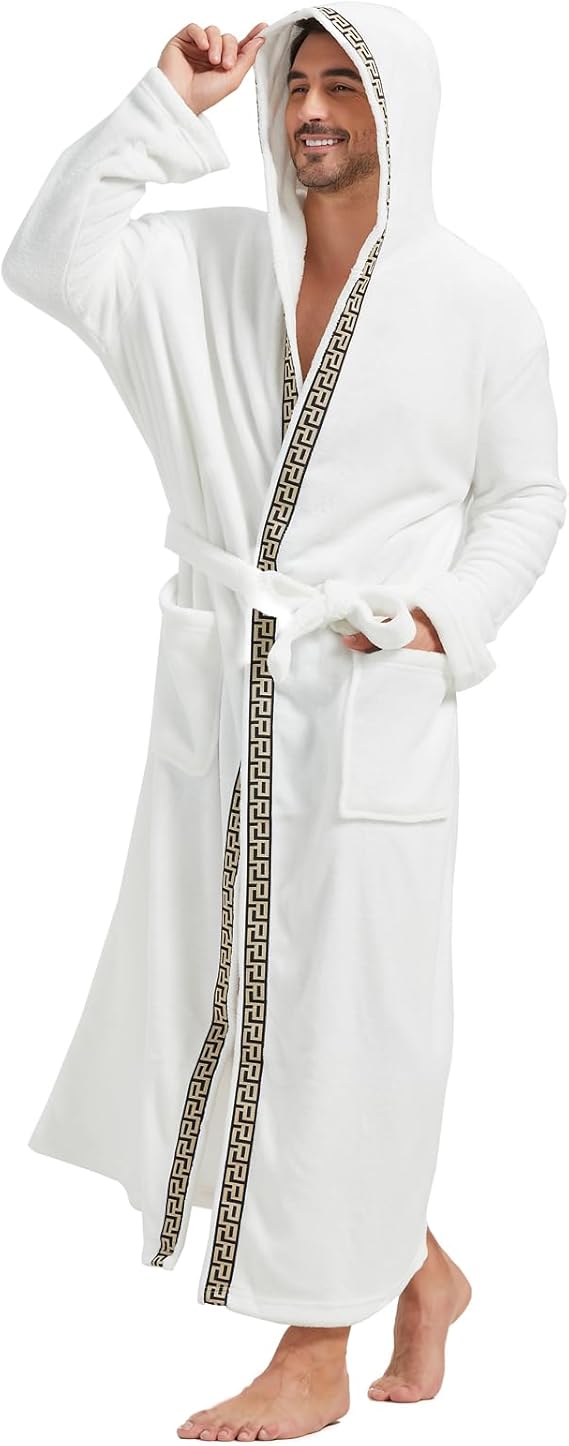 Men's Lightweight Fleece Summer Dressing Gown – James