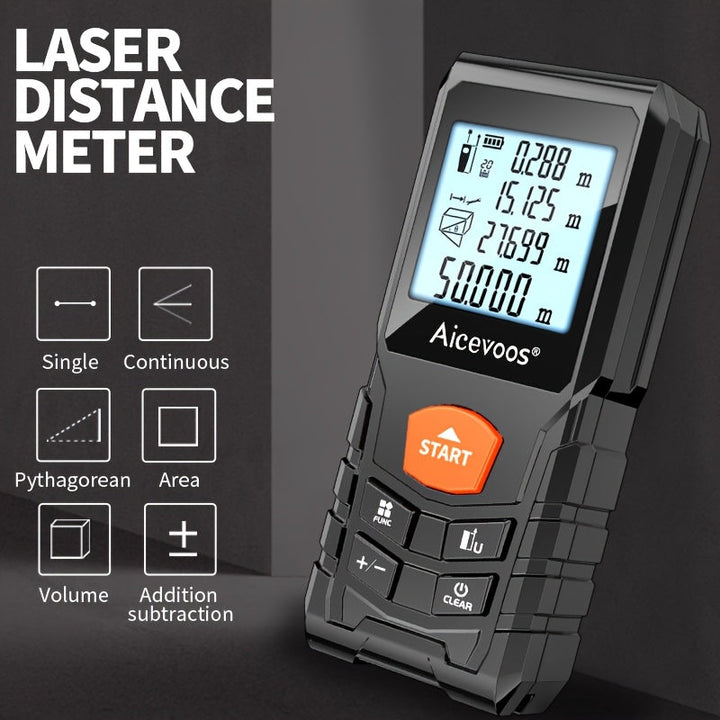 Compact Laser Measure – Precise and Rugged Measuring Tool