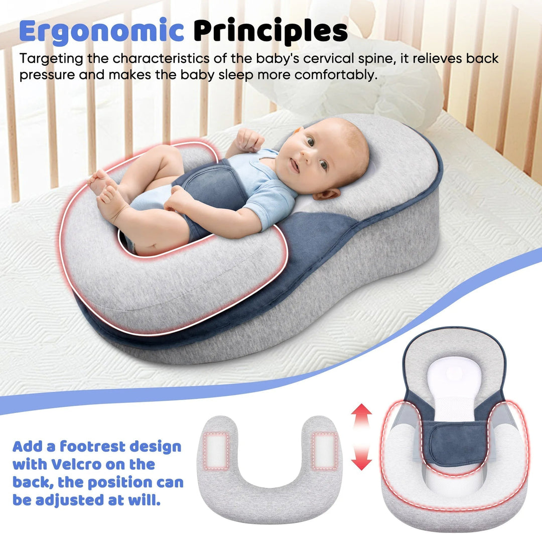 Elevated Anti-Reflux Baby and Infant Bed
