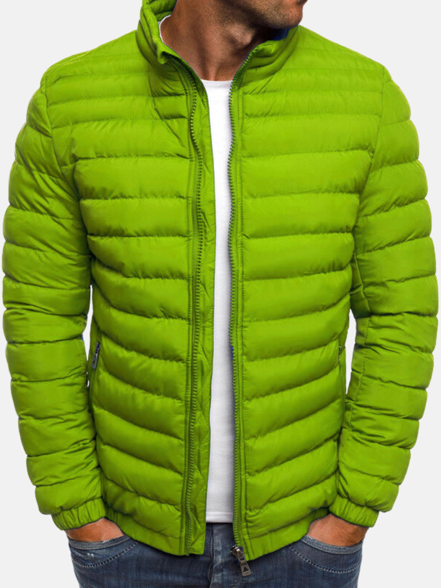 Men's Quilted Jacket with Fitted Cut – Dorian