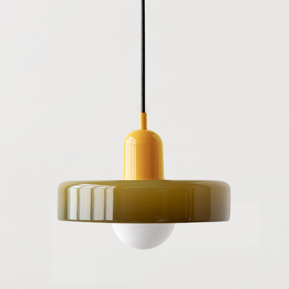 Colourful Bauhaus-Style Pendant Lamp - StiloGlas
