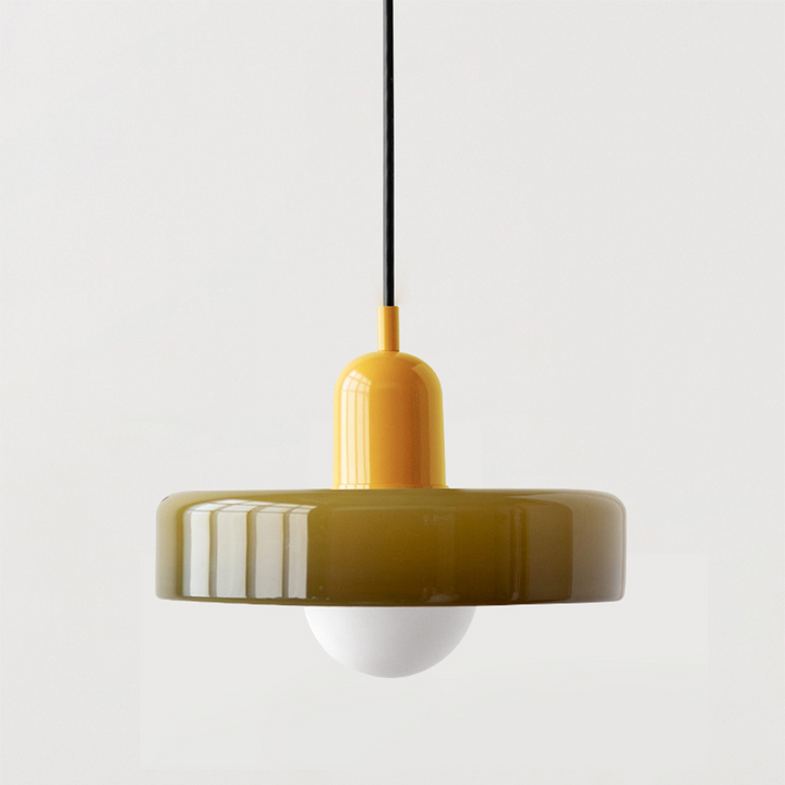 Colourful Bauhaus-Style Pendant Lamp - StiloGlas