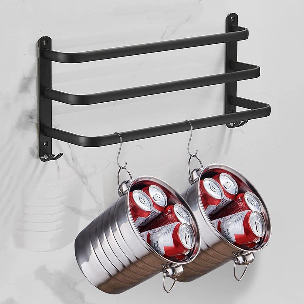 Towel Rail with Hooks - DrySpace
