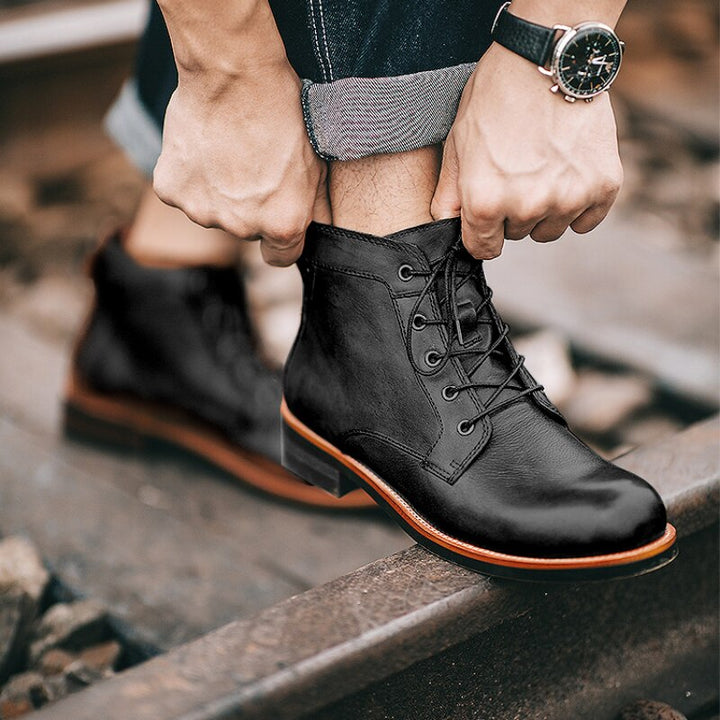 Men's Orthopaedic Leather Boots – Atlas