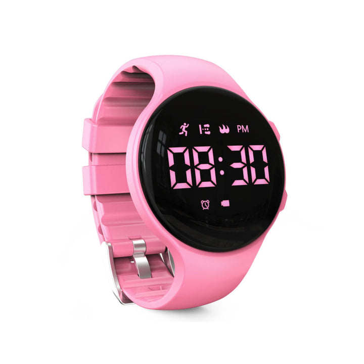 Digital LED Watch with Step Counter and Vibrating Alarm – Fitness Tracker for Children