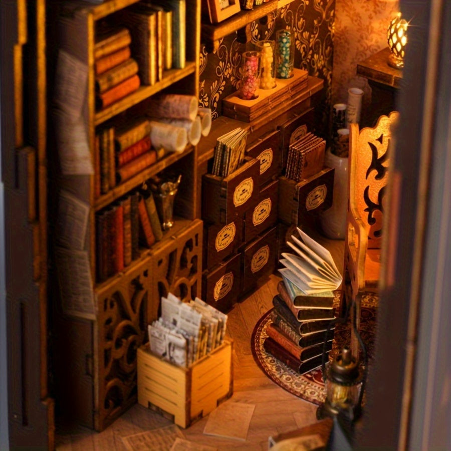 Magical Book House – 3D Wooden Puzzle for Creative Builders