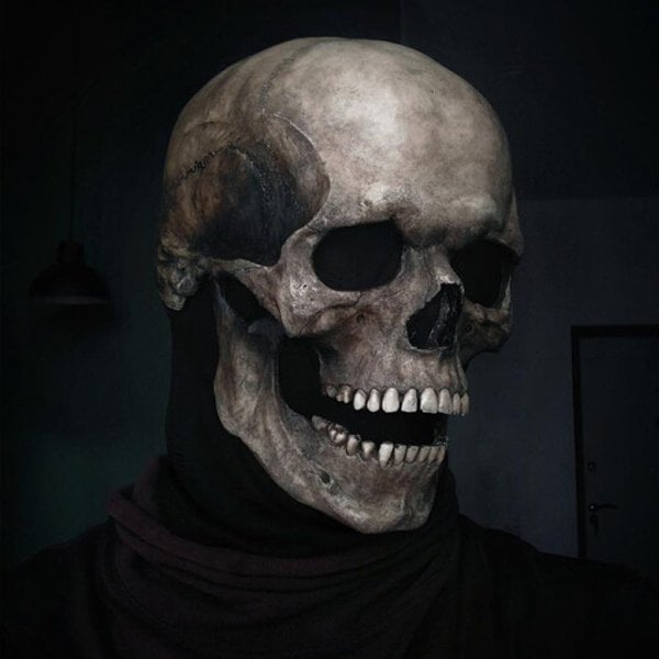 Skull Mask — Spread Fear in Any Room with Realistic Details and All-Night Comfort