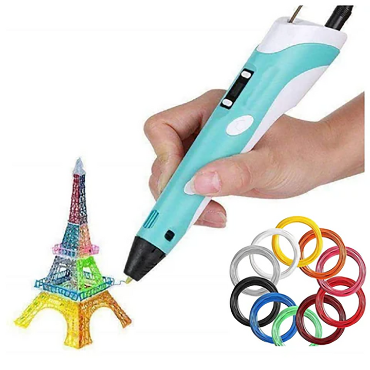 DIY 3D Printing Pen with 200M of PLA Filament, Gift for Children
