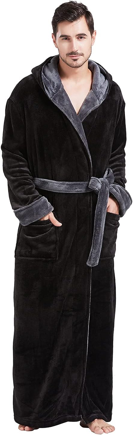 Men's Lightweight Fleece Summer Dressing Gown – James