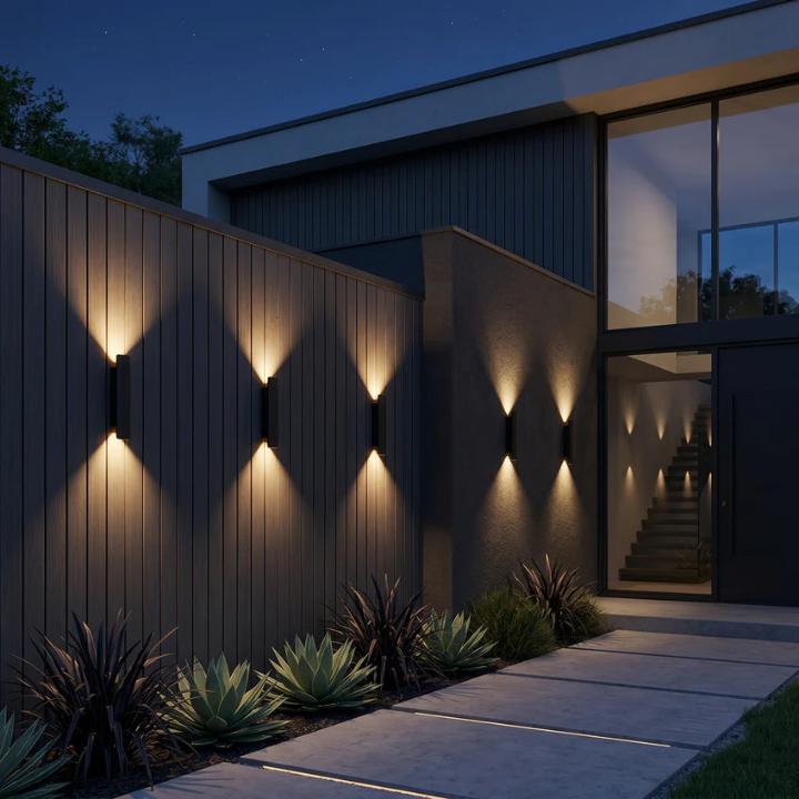External LED Wall Light with Up-and-Down Beam – Weatherproof, IP65-rated