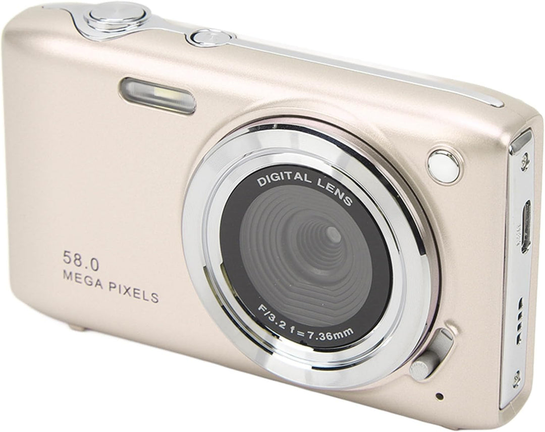 4K Compact Digital Camera with 58MP Photos and 16x Zoom – Lumora