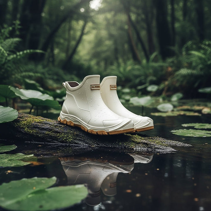 Women's Waterproof Rubber Wellies with Non-Slip Sole