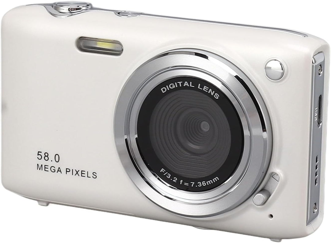 4K Compact Digital Camera with 58MP Photos and 16x Zoom – Lumora