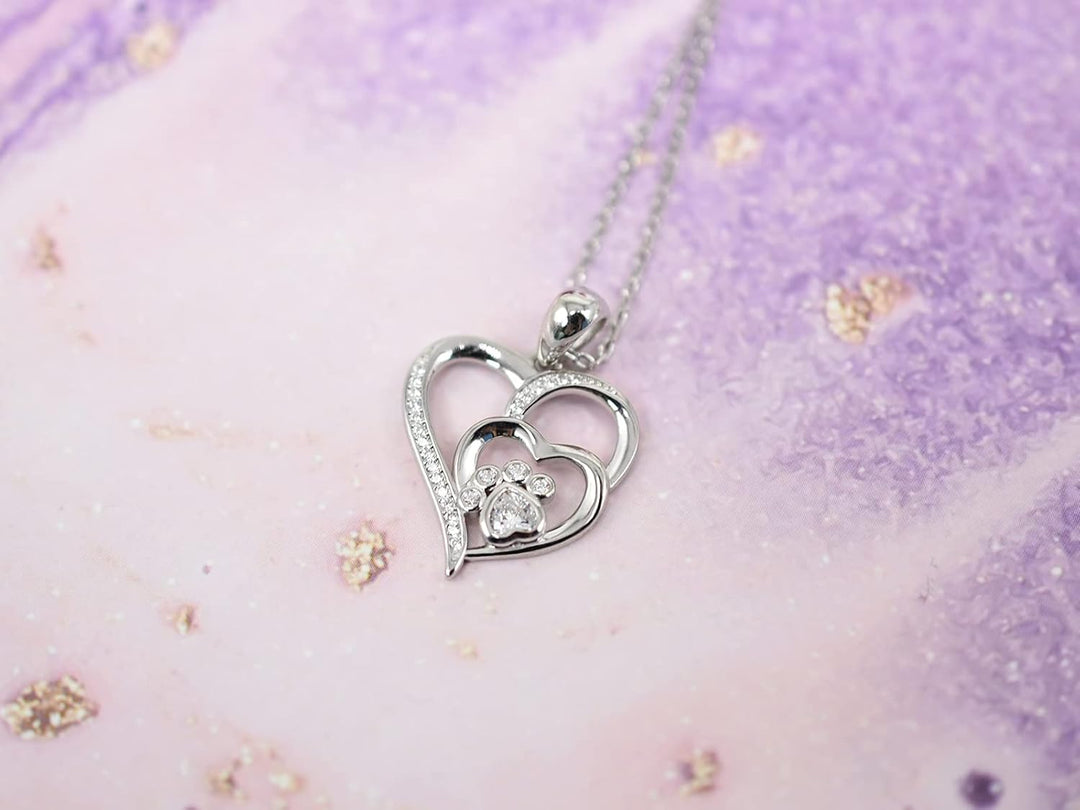 Silver Pendant with Little Heart