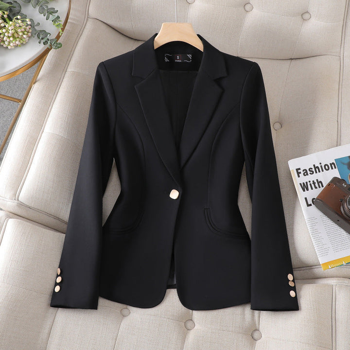 Modern Belted Suit Jacket