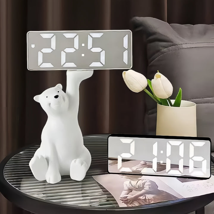 Digital Sunrise Alarm Clock Light Simulation with Snooze Function