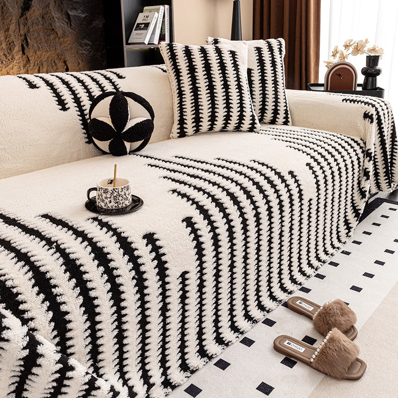 Soft Stretch Sofa Cover with Non-Slip Surface