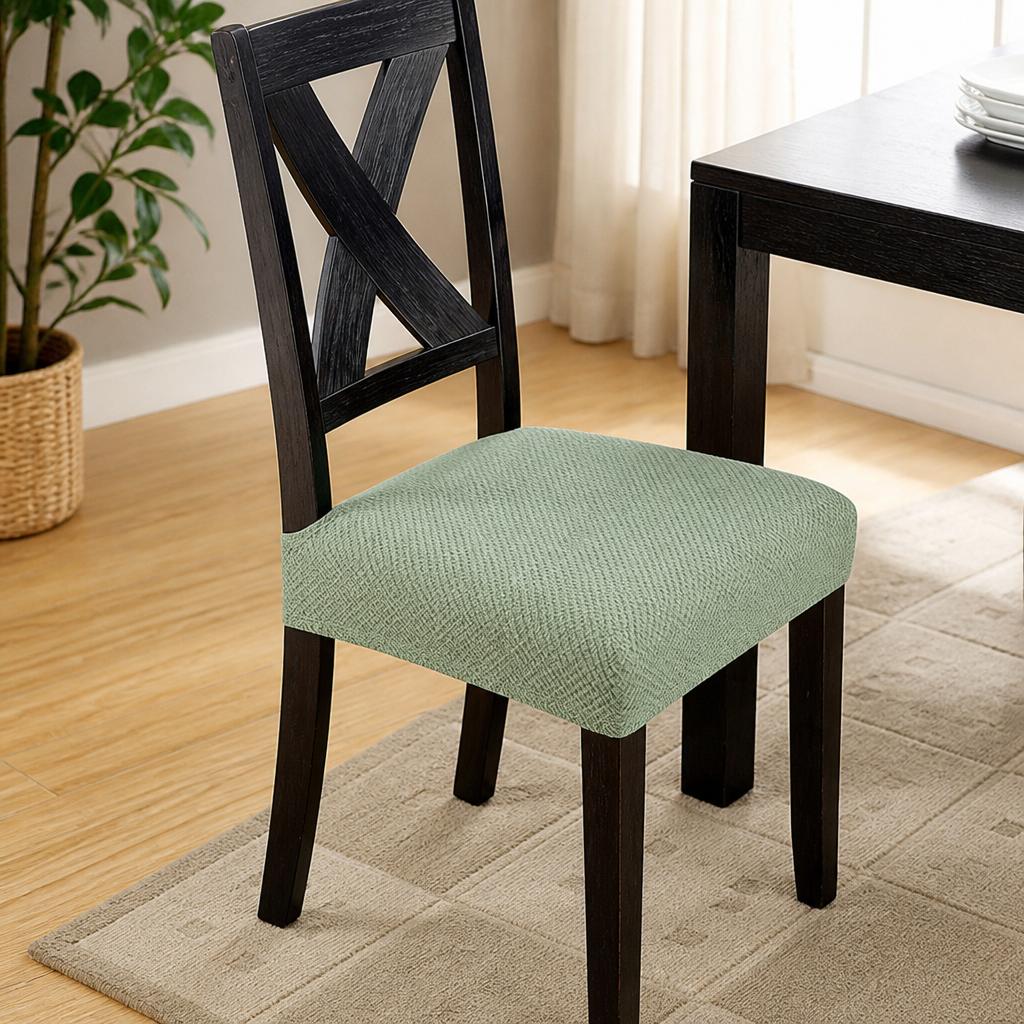 Waterproof Stretch Woven Chair Covers, Non-Slip Jacquard Polyester