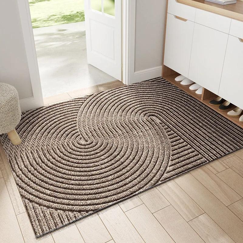 Nordic Doormat With Non-Slip Base And Sand-Trapping Design