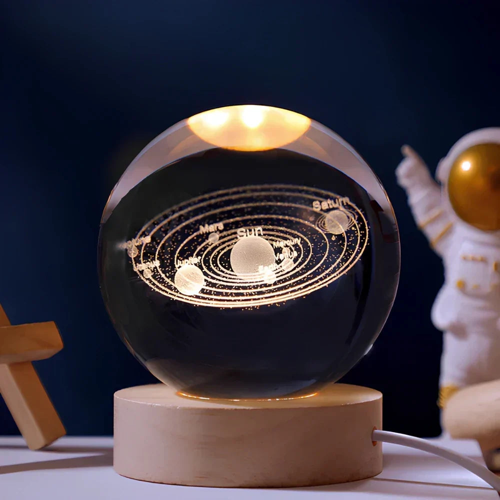 3D Celestial Planet Night Light USB Powered LED Lamp