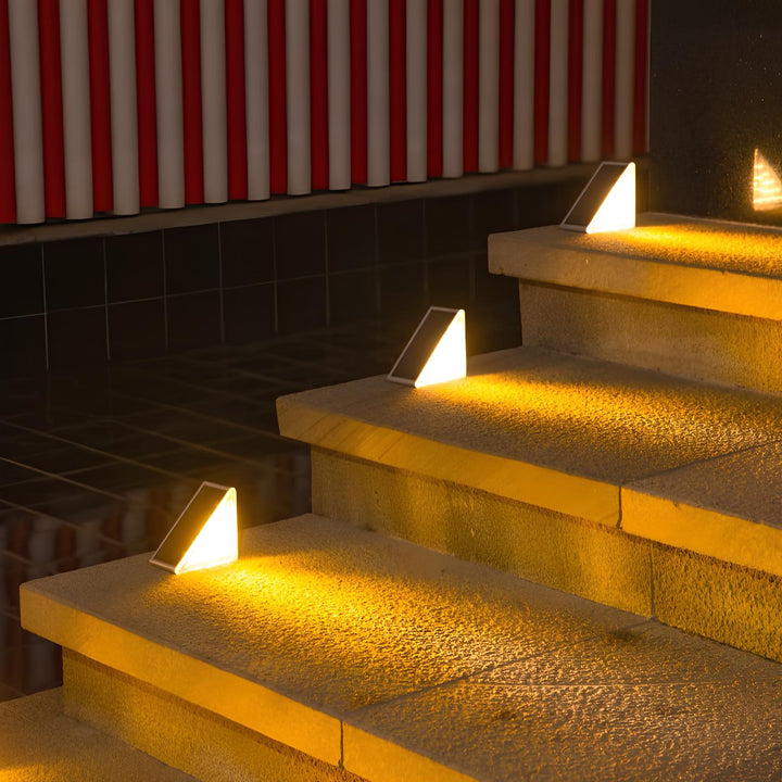 Outdoor Solar Step Lights Waterproof, Durable & Ambient Glow