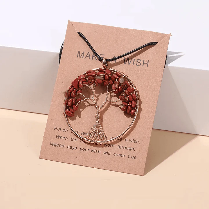 Seven Chakra Tree of Life Necklace