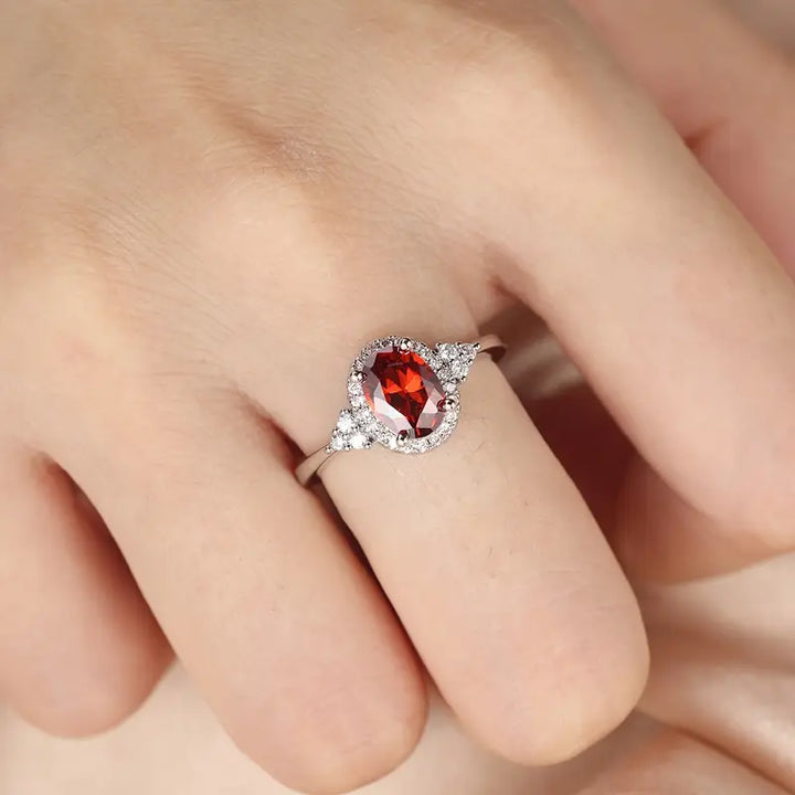 Elegant white gold ring with subtle cubic zirconia detail