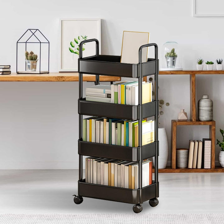 Rolling Utility Trolley with Wheels and Handle – Veyora