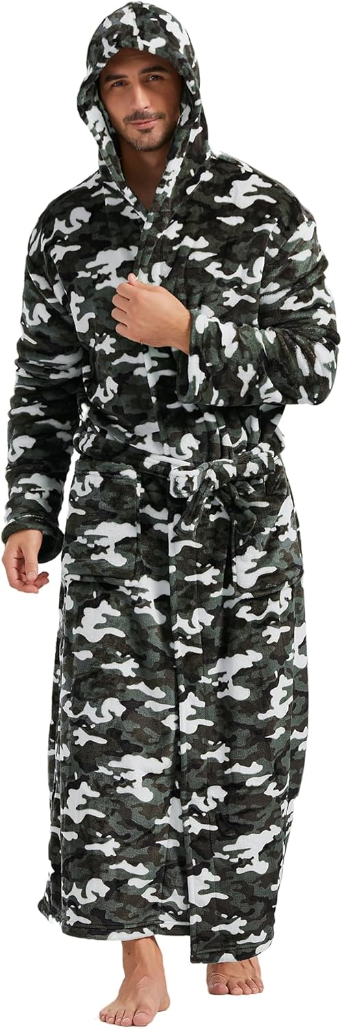 Men's Lightweight Fleece Summer Dressing Gown – James