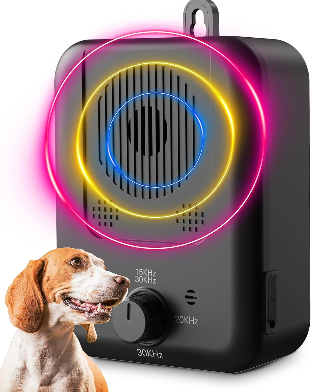 Rechargeable Ultrasonic Anti-Bark Device with 15 m Range – Calvero