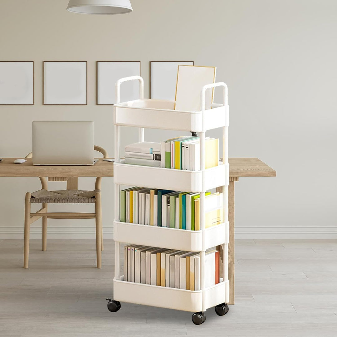 Rolling Utility Trolley with Wheels and Handle – Veyora