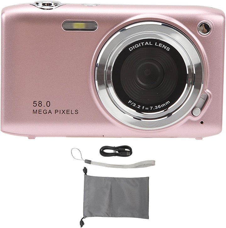 4K Compact Digital Camera with 58MP Photos and 16x Zoom – Lumora