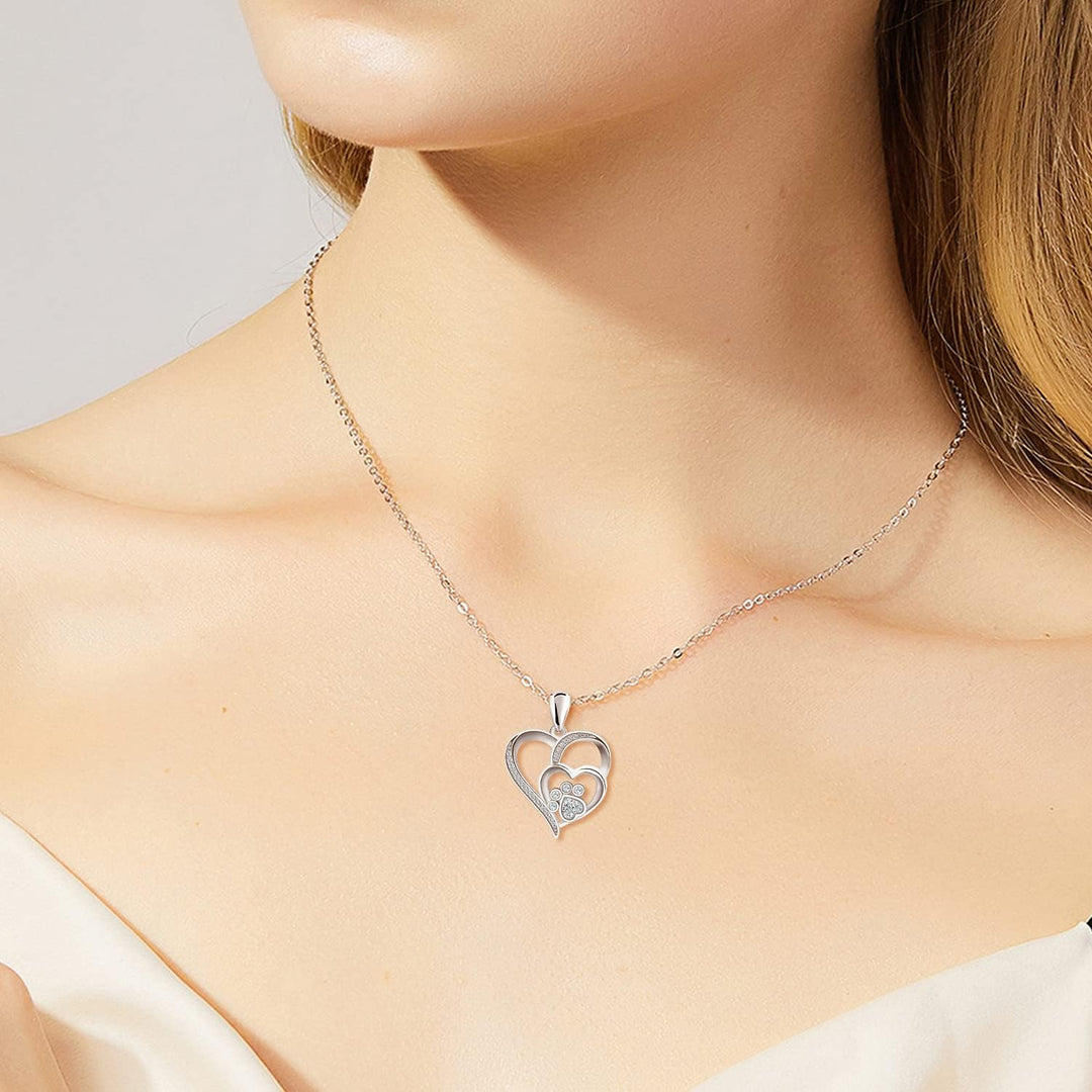 Silver Pendant with Little Heart