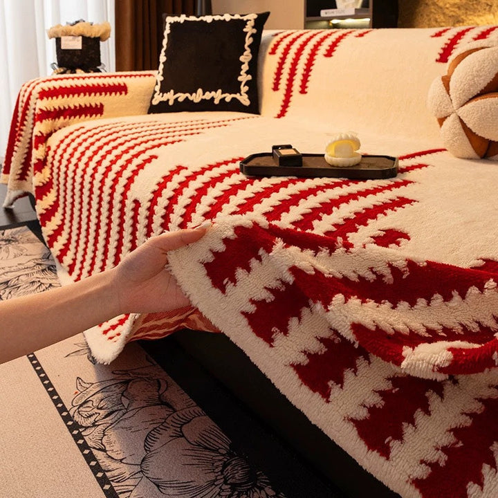 Soft Stretch Sofa Cover with Non-Slip Surface