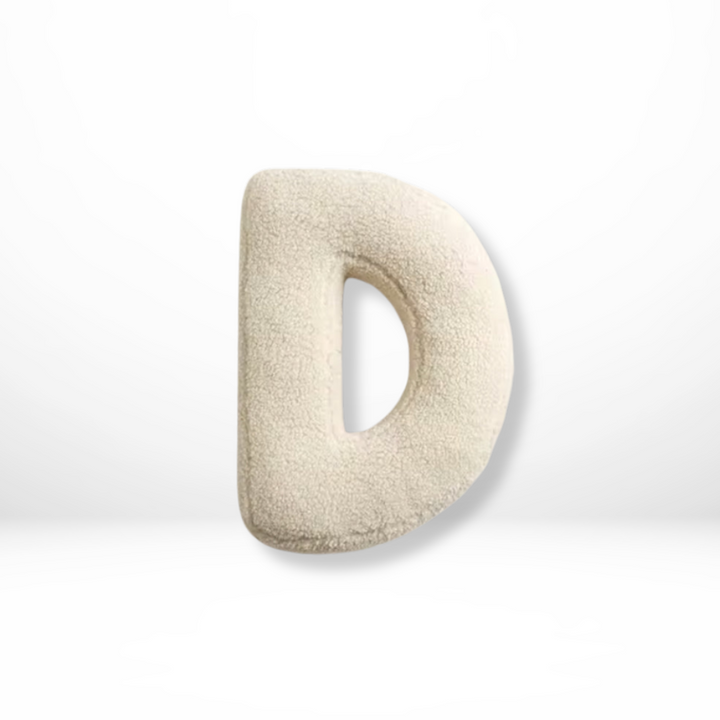 Avenia - Velvet Decorative Cushion with Letters from A to Z
