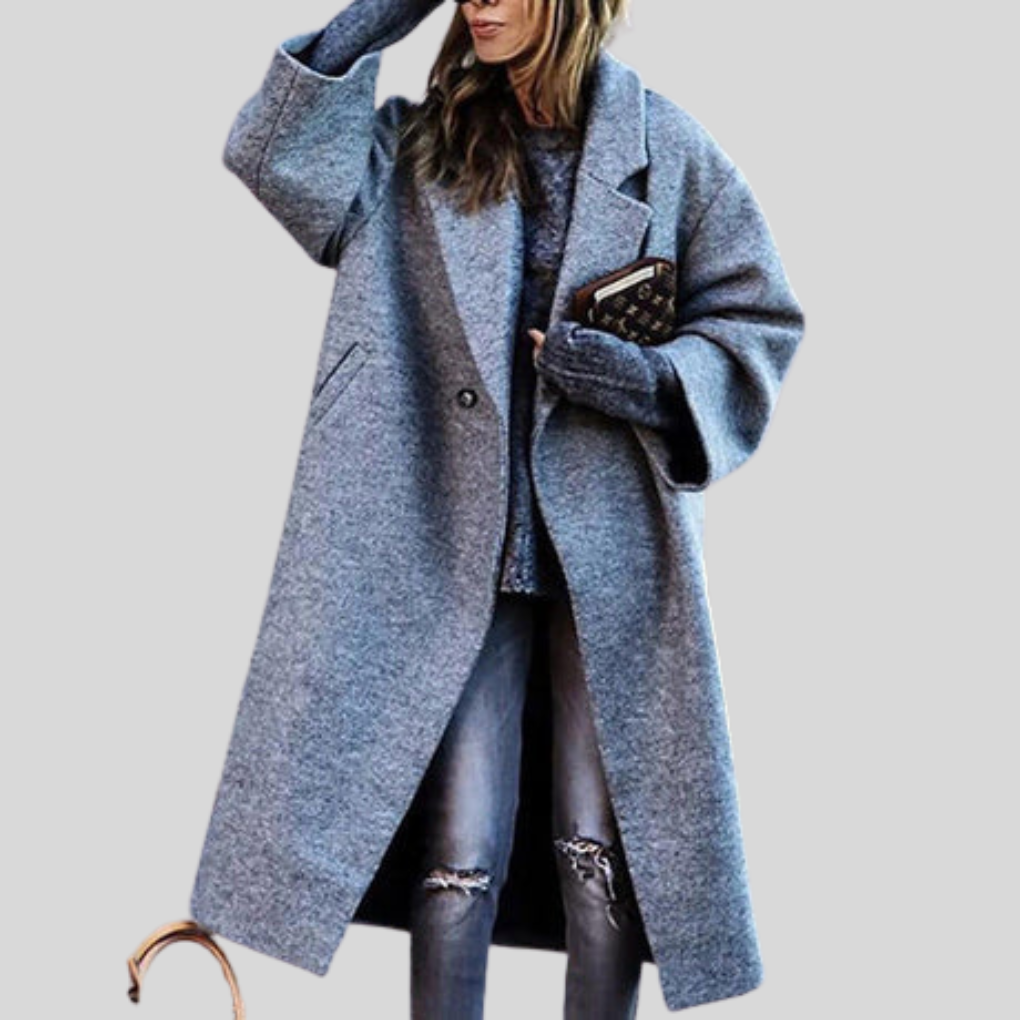 Women’s Long Winter Coat – Karlina Warm Layering Piece