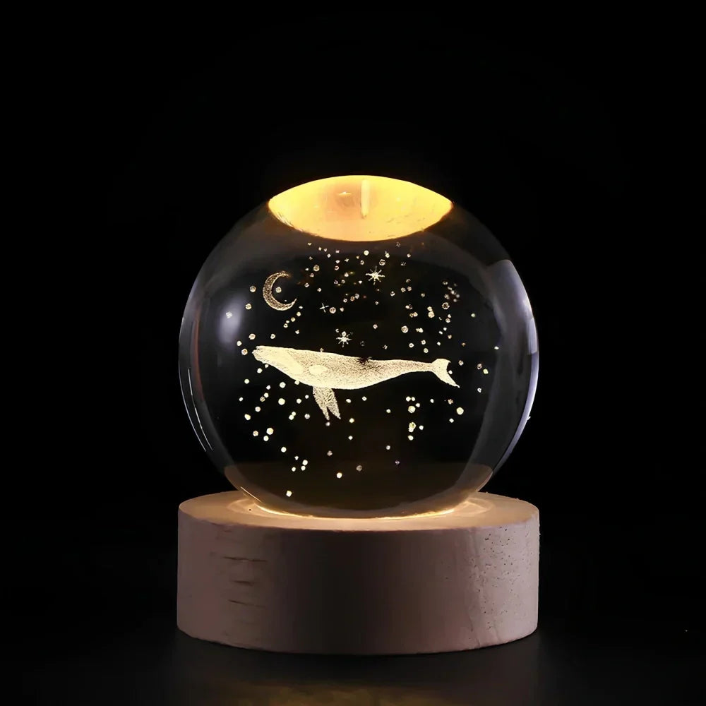 3D Celestial Planet Night Light USB Powered LED Lamp
