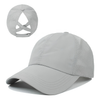 Breathable unisex mesh sports baseball cap with adjustable fit