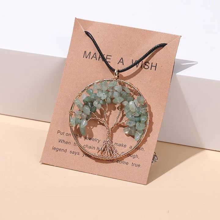 Seven Chakra Tree of Life Necklace