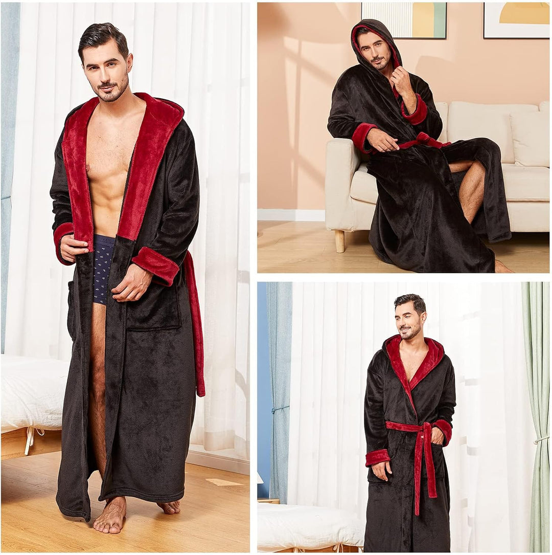 Men's Lightweight Fleece Summer Dressing Gown – James