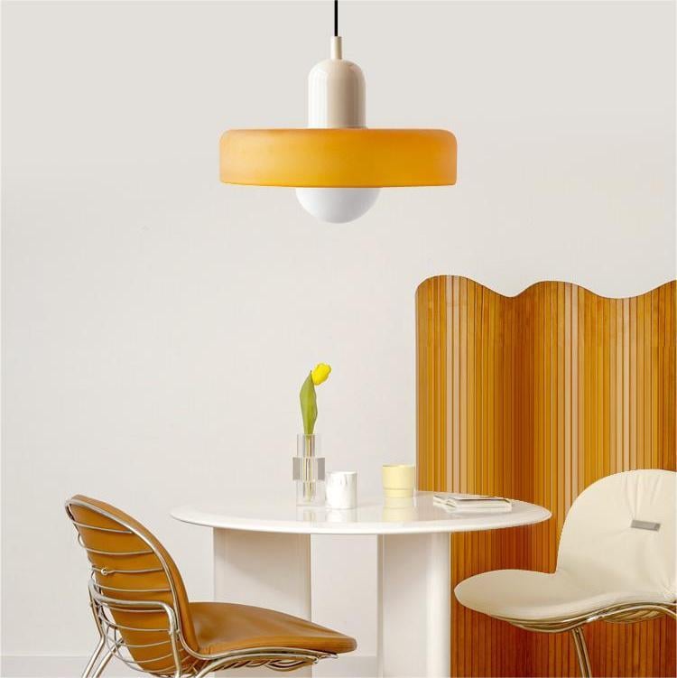 Colourful Bauhaus-Style Pendant Lamp - StiloGlas