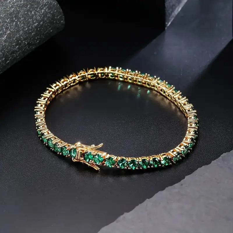 Elegant gold-coloured bracelet with refined details