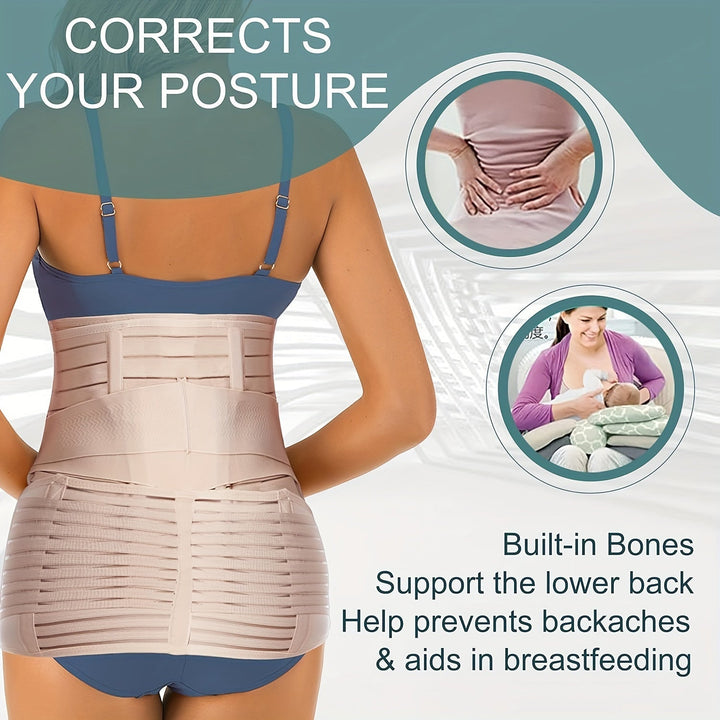 3-in-1 Postpartum Belt – Comfortable, Adjustable Support for Postnatal Recovery